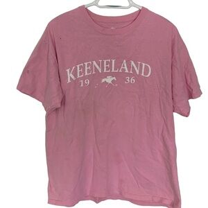 Keeneland Horse Racing Tee Shirt Lexington Kentucky Women’s Size Large